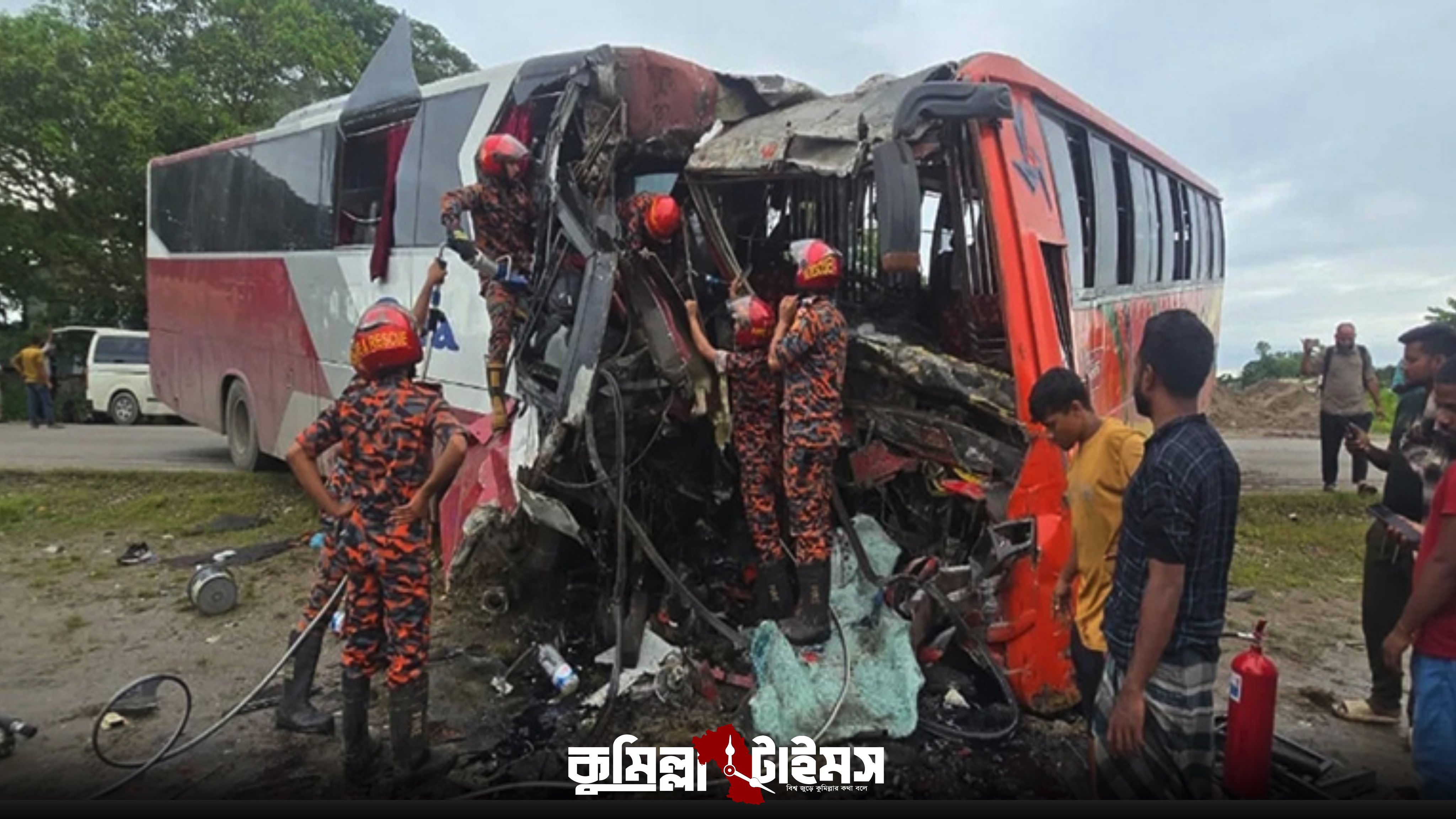 সিলেটে দুই বাসের মুখোমুখি সংঘর্ষে ৮ জন নিহত, আহত ২৫
